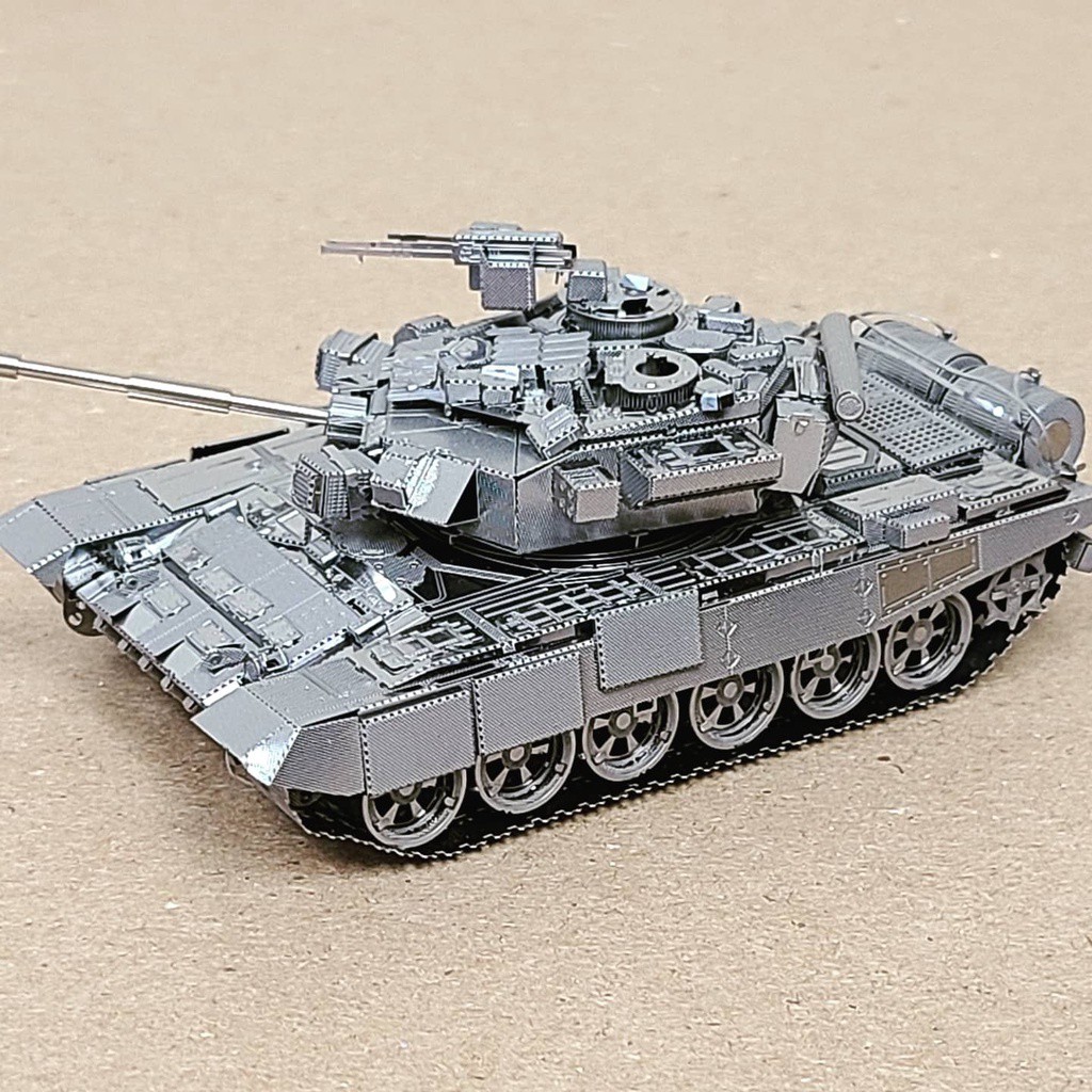 Đồ Chơi Lắp Ráp Mô Hình 3D Bằng Kim Loại Piececool Xe Tăng T-90A Của Nga