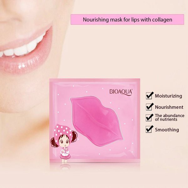 (hàng Mới Về) Mặt Nạ Môi Màu Hồng Bqa | BigBuy360 - bigbuy360.vn