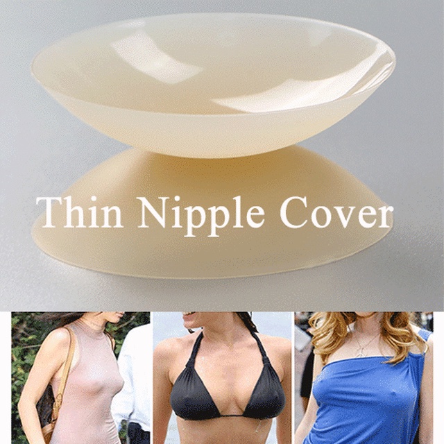 Vỏ Bọc Núm Vú Silicone Mỏng Không Lộ Viền May Tái Sử Dụng Được Cho Nam Nữ