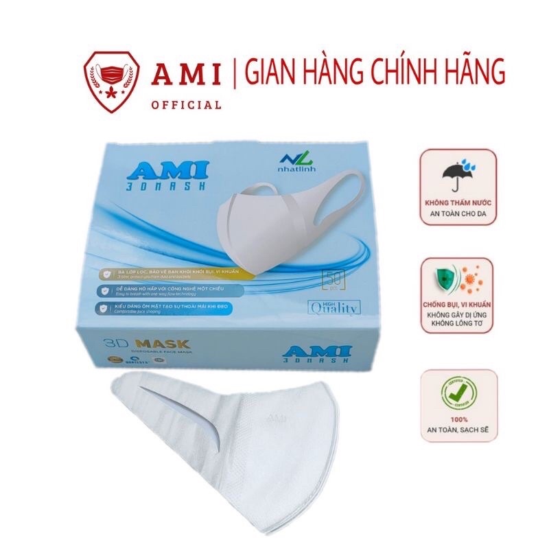 Khẩu trang 3D MASK AMI Công Nghệ Nhật Bản