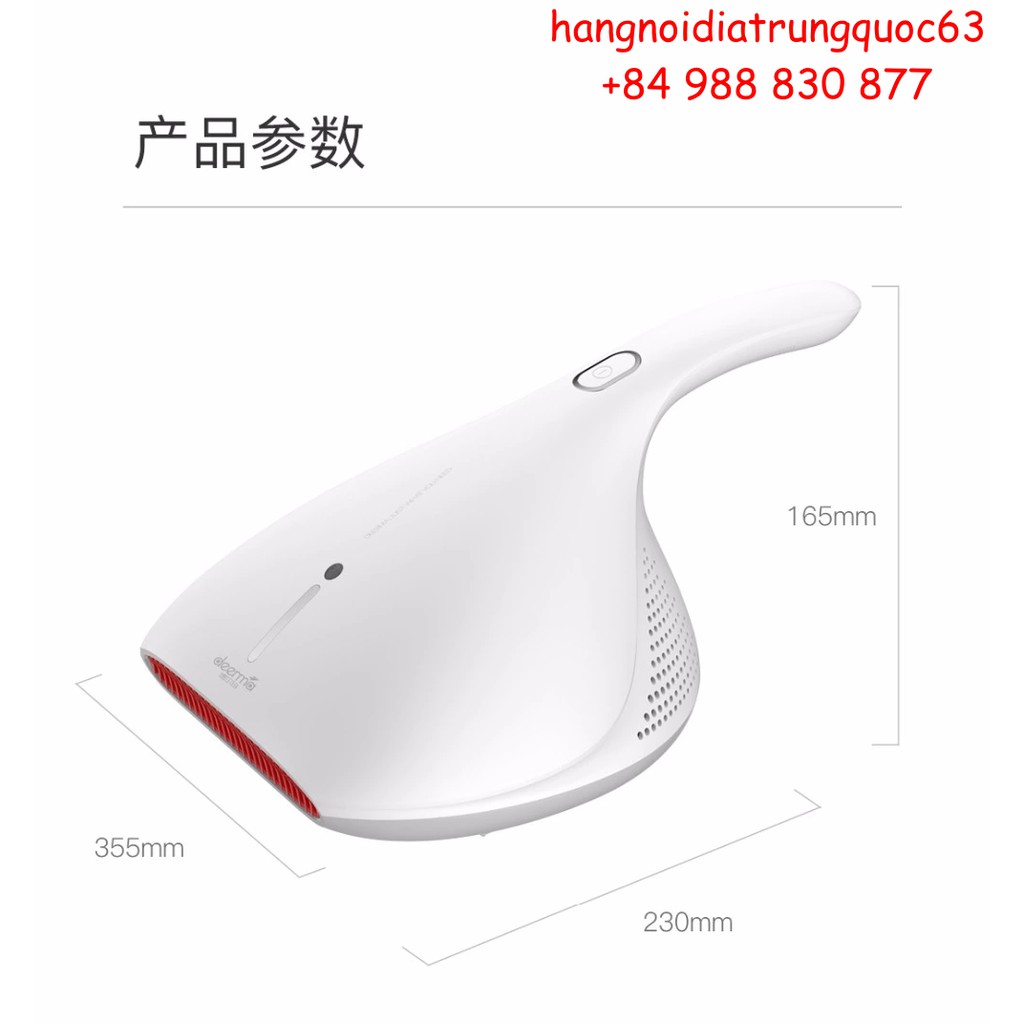 Máy Hút Bụi Khử Khuẩn Vệ Sinh Giường Nệm Deerma CM800 Trắng (White) Chính Hãng BH 6 tháng | BigBuy360 - bigbuy360.vn