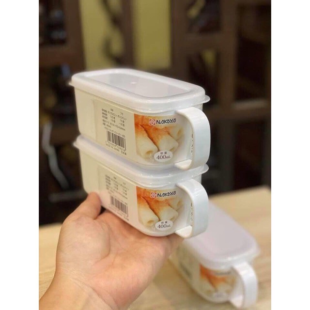 Hộp nhựa hộp  đựng thực phẩm, gia vị Nakaya Nhật có nắp dẻo, quai cầm | BigBuy360 - bigbuy360.vn