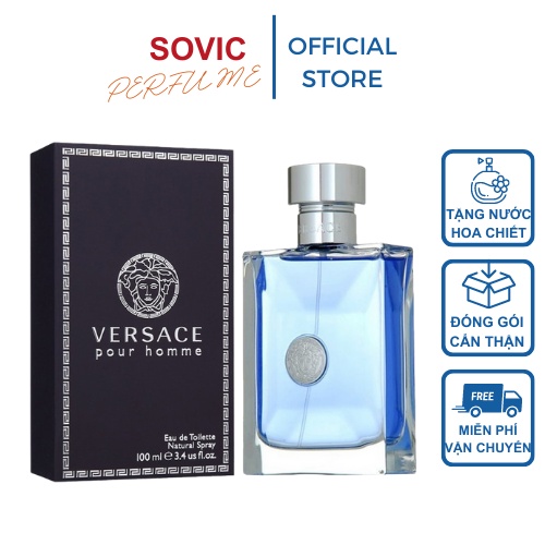 Nước Hoa Versace Pour Homme For Men 100ml - Dầu Thơm Nam Mạnh Mẽ Sành Điệu