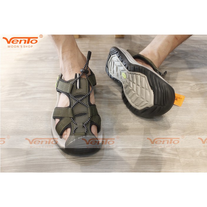 Sandal Vento Nam Bít Mũi Dã Ngoại SD7606 Màu Kaki