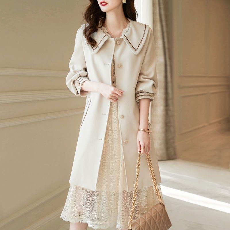 Áo Khoác Gió Phong Cách Phương Tây Thời Trang Mùa Thu Cho Nữ