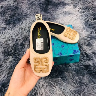 Giày lười búp bê đinh đá cho bé gái  (Size 26-36) (085130) (095146)