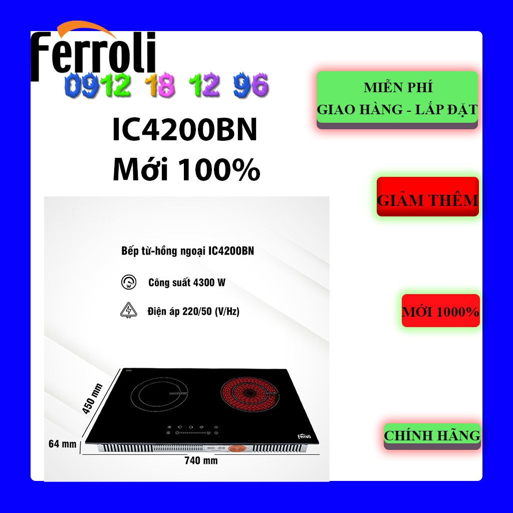 Bếp điện từ Ferroli IC4200BN