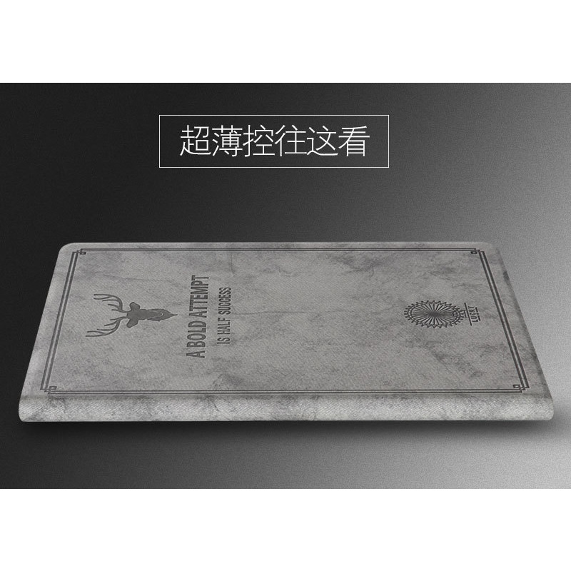 Ốp lưng canvas da nắp lật hình chó và hươu phong cách retro cho Huawei MediaPad T2 7.0 Pro 7.0 inch PLE-701L PLE-703L