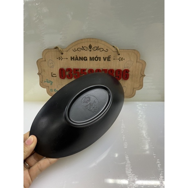Đĩa thuyền sâu lòng 21cm