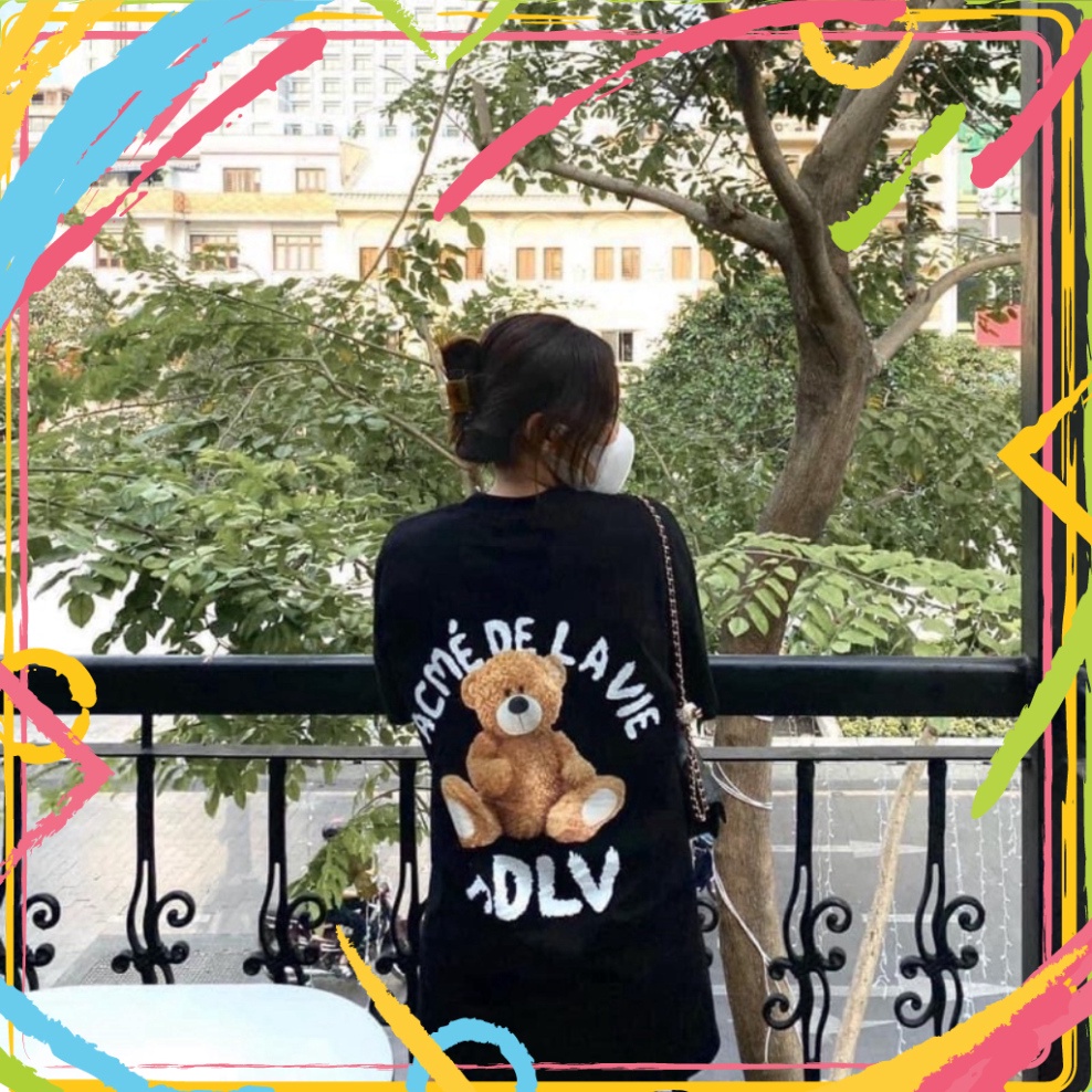 [Full tag+túi zip] Áo thun ADLV nam nữ in hình gấu bông Hot 2022 | BigBuy360 - bigbuy360.vn