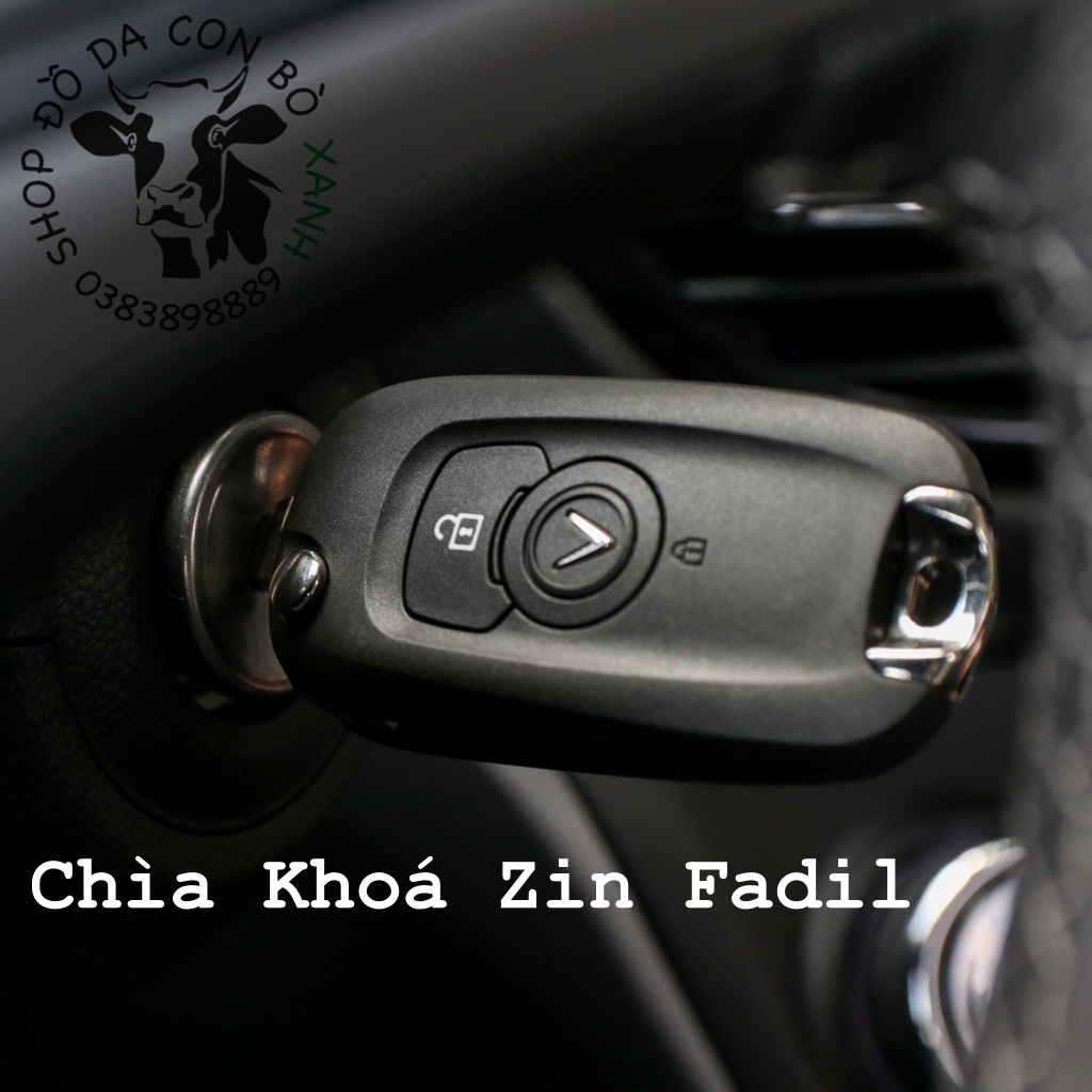 Bao Da Chìa Khoá Ép Phom Vinfast Fadil handmade da thật 001e