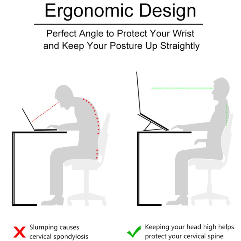 Giá Đỡ Laptop / Máy Tính Bảng Bằng Hợp Kim Nhôm Có Thể Gấp Gọn Tiện Dụng
