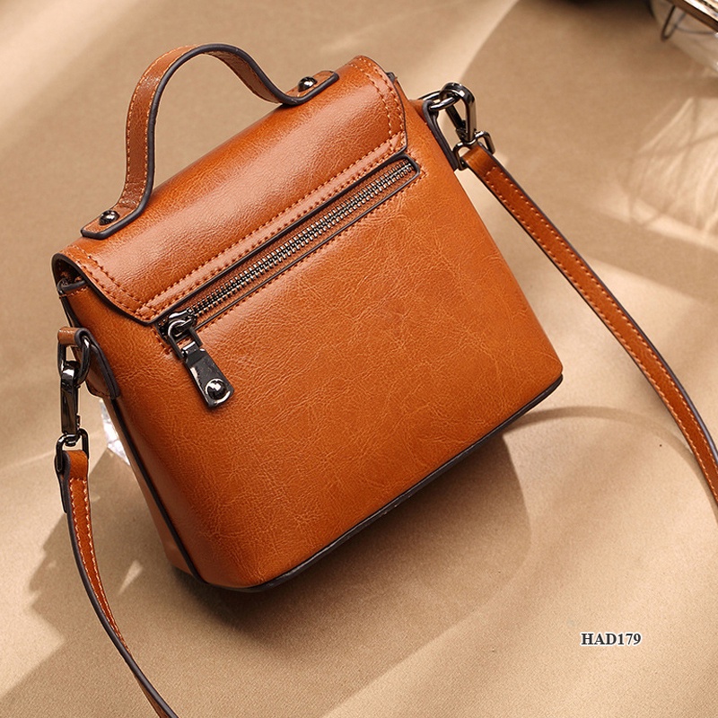 Samdo: Balo kiêm túi xách nữ da thật cao cấp  - Chính hãng Huada - phong cách Hàn Quốc công sở đi làm đi chơi HAD179