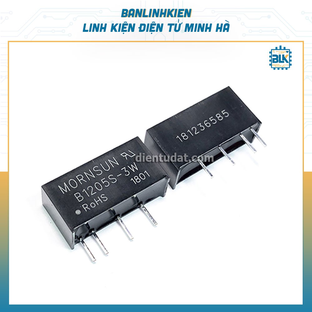 [Bán Linh Kiện] B1205S-2W SIP4 Nguồn Cách Ly 12V-5V