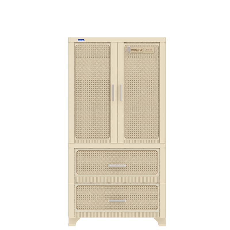 Tủ Nhựa Treo Quần Áo Duy Tân WING-2C-2N 70 X 50 X 135 Cm (Nâu)- GIAO NHANH 2H LIÊN HỆ SHOP | BigBuy360 - bigbuy360.vn