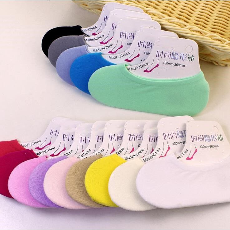 Tất cổ thấp chống trượt thanh lịch