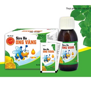 Siro Ong Vàng hỗ trợ giảm ho, đau rát họng