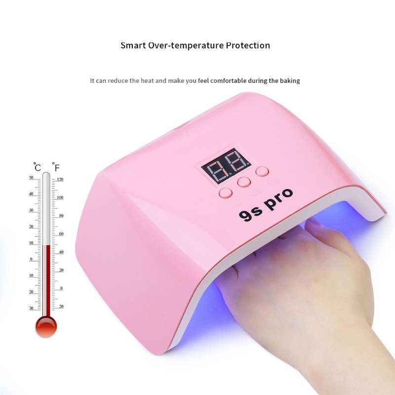 Đèn Led UV 120w Hong Khô Sơn Móng Tay Chuyên Dụng Cho Salon 9s