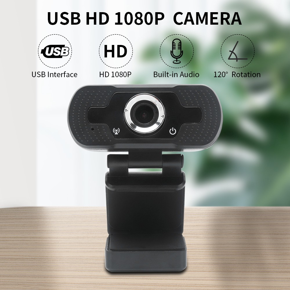 Webcam Hd 1080p Usb Kèm Mic Chống Ồn Hỗ Trợ Giảng Dạy / Giảng Dạy / Phát Trực Tuyến Cho Máy Tính | BigBuy360 - bigbuy360.vn