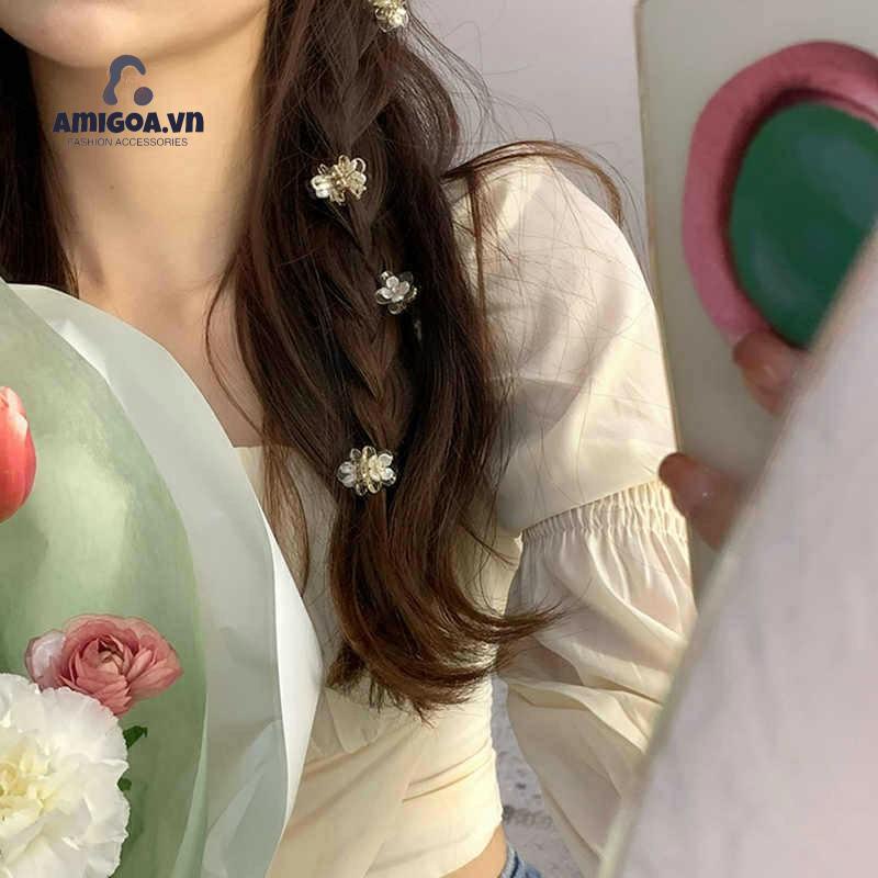 ✨✨Kẹp Tóc Hình Hoa Nhỏ 2022 Thời Trang Mới Cho Nữ