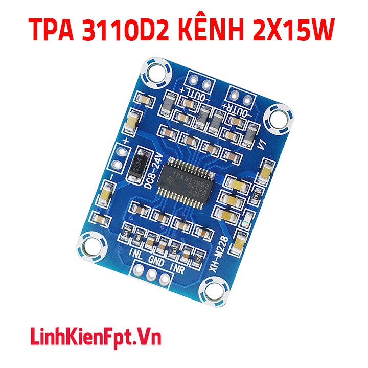 Mạch Khuếch Đại Âm Thanh TPA3110 Kênh 2X15W