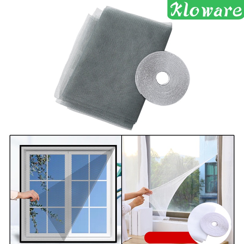 [Kloware] Rèm Lưới Chống Muỗi Cho Cửa Sổ Kích Thước Rộng Sử Dụng DIY