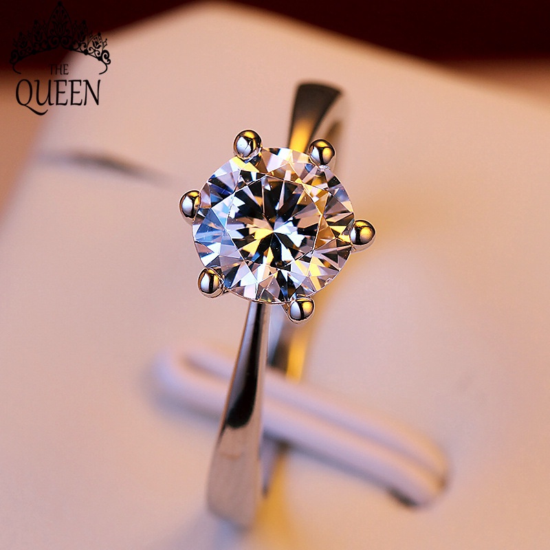 Nhẫn Hở Hình Vương Miện Đính Đá Zircon Giả Thời Trang Hàn Quốc Cho Cặp Đôi JP5