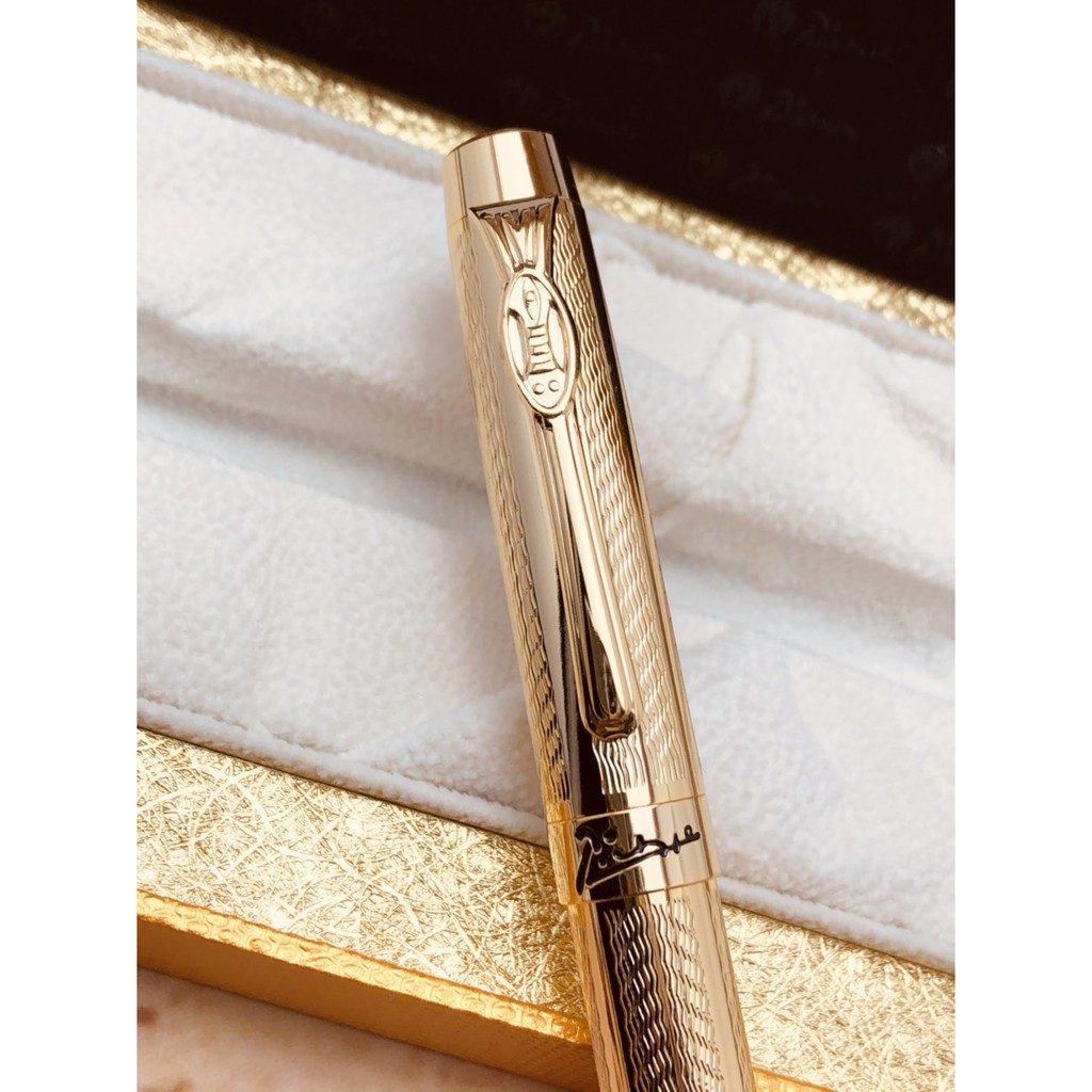 Bút máy cao cấp  hãng Picasso pimio 933 mạ vàng - Làm quà tặng
