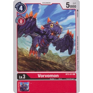 Thẻ bài Digimon - TCG - Vorvomon / BT2-011'