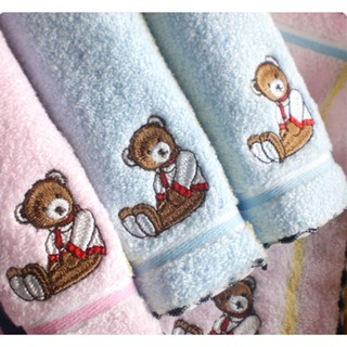 Combo 10 khăn mặt coton mềm mịn cho bé