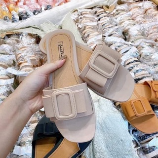 Dép nơ vuông cực xinh chất siêu đẹp