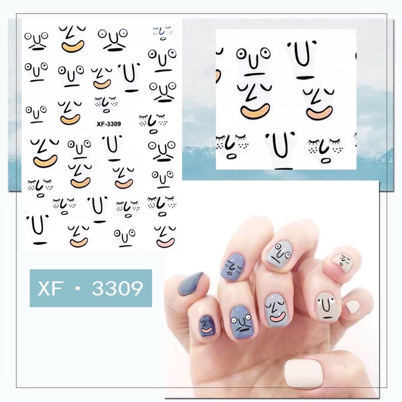 sticker dán móng tay nail mẫu mới