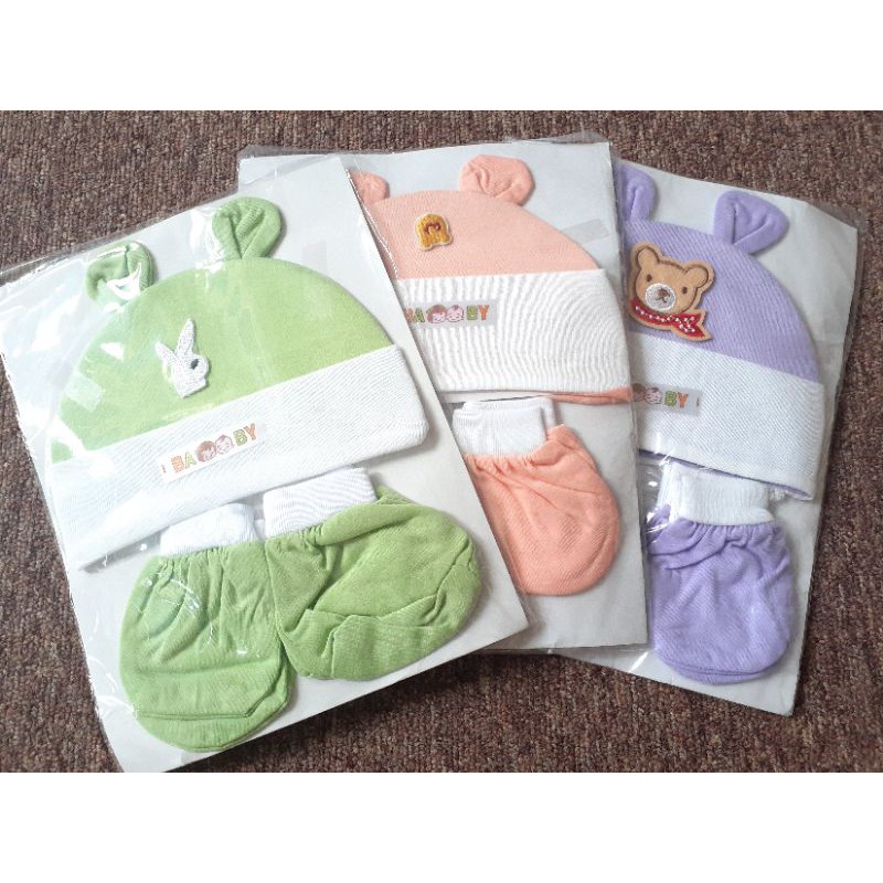 Set mũ,bao tay,bao chân