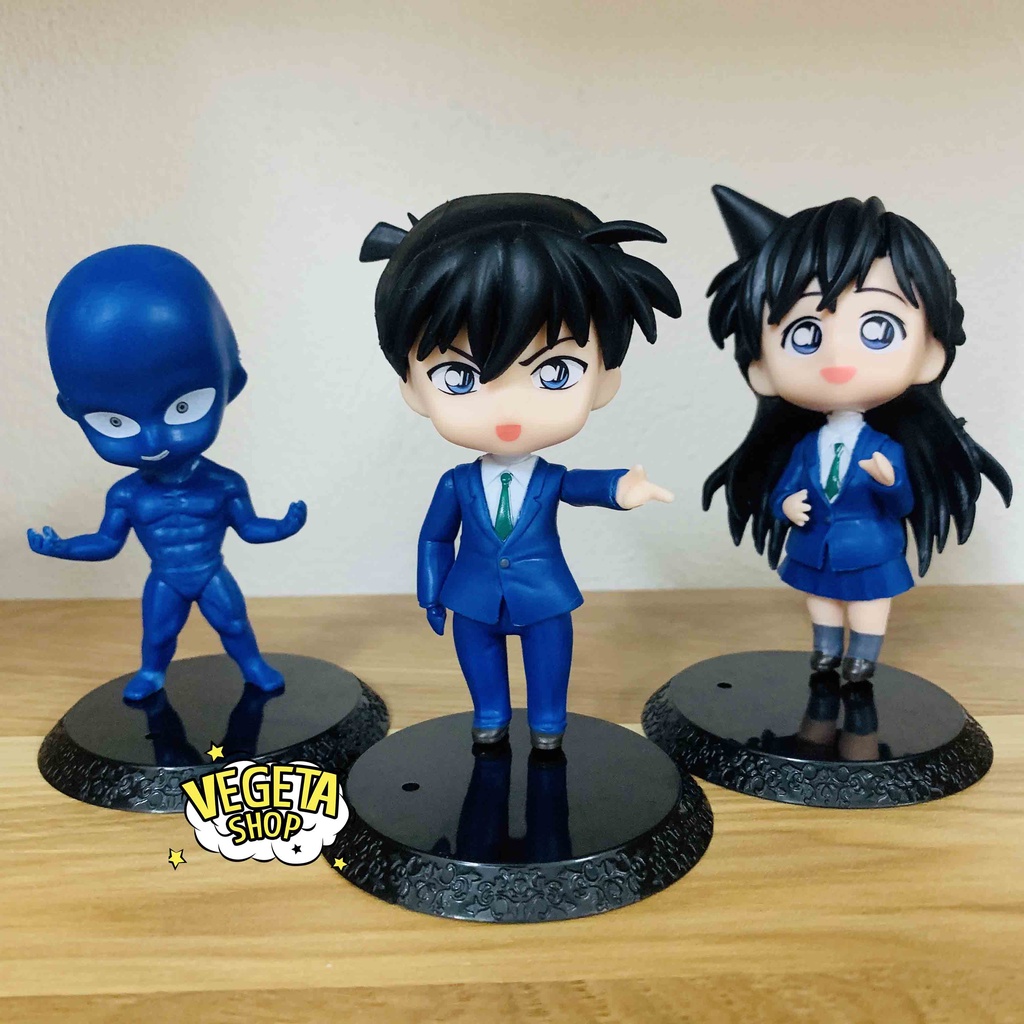Mô hình Conan - Shinichi Ran Mori Kaito Kid Tooru Toru Amuro Shuichi Akai Hanzawa Hattori Heiji Haibara Cao 10~12cm