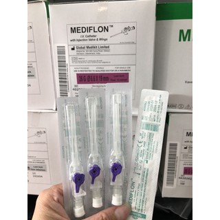 HỘP 100 CÂU KIM LUỒN TĨNH MẠCH 26G KIM CATHETER TIÊM TRUYỀN TĨNH MẠCH MEDIKIT MEDIFLON ẤN ĐỘ 26G cho trẻ em, trẻ sơ sinh