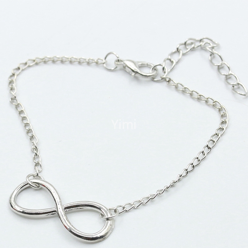 COD Vòng đeo tay chuỗi kim loại Gelang với điều chỉnh tôm hùm❤Yimi❤
