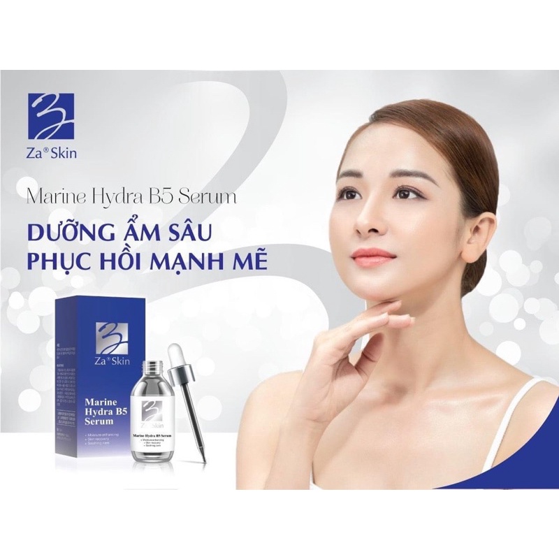 Serum Za Skin Marine Hydra B5 30ml- Cấp Ẩm, Phục Hồi Chứa Hyaluronic Acid và B5