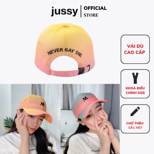 Mũ Lưỡi Trai Phối Màu In 3D Loang Lỗ Thêu Chữ M Kiểu Nón Lưỡi Trai Nam Nữ Phong Cách Thời Trang Tye-Die Chất Vải Kaki