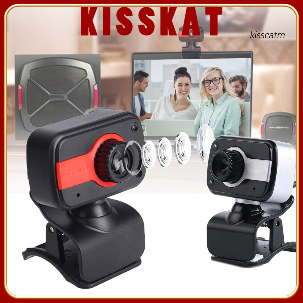 Webcam Kiss-Ws Mini Hd 1080p Có Thể Xoay Kèm Micro Cho Máy Tính