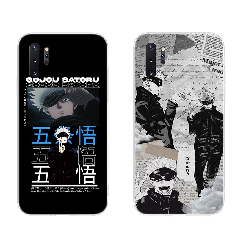 Ốp Điện Thoại Mềm Trong Suốt Hình Anime Jujutsu Kaisen Gojo Satoru Cho Xiaomi Redmi 9T K40 10 10A 10C Note 11 Poco X3 NFC Pro YN152