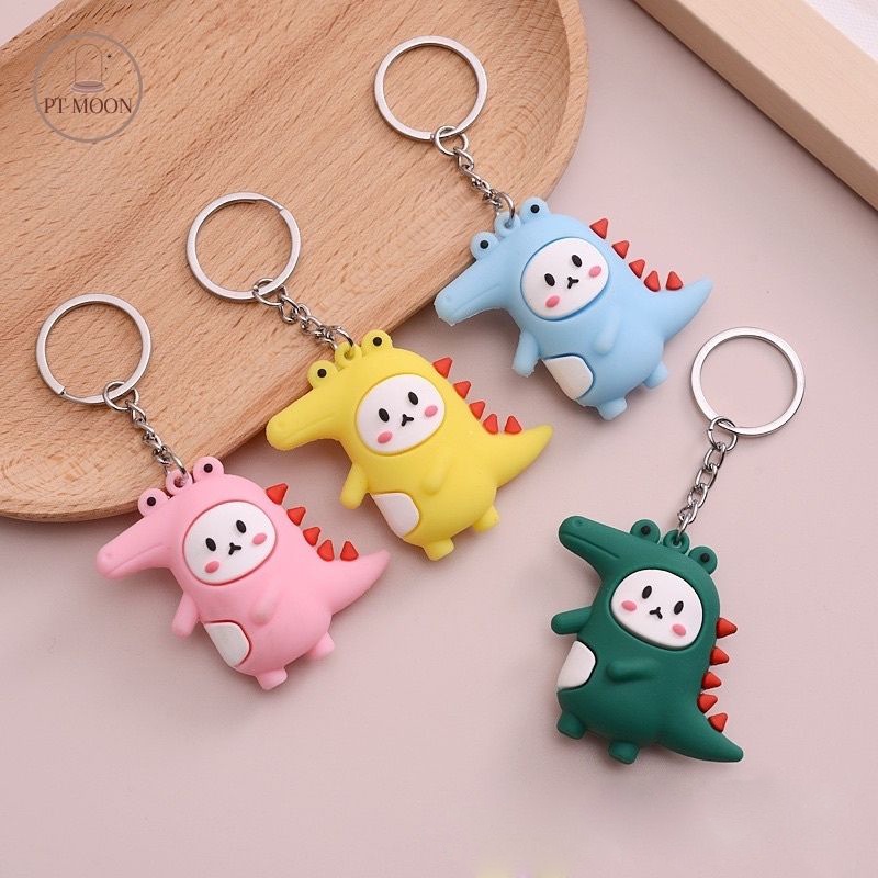 Móc Khóa Hình Khủng Long, móc khóa cute cài vào balo, chìa khóa xe máy – Móc Khóa - PT Moon.