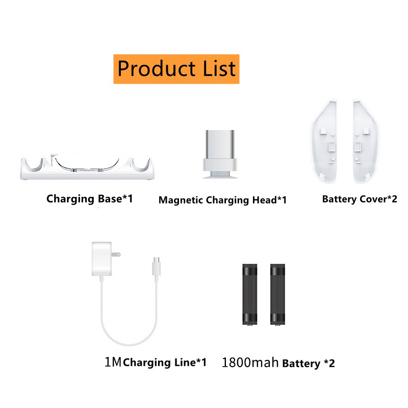 VR Charging Bracket for Oculus Quest 2 VR Headset Controller Fast Charging Dock magnetic Stand Set  for Quest 2