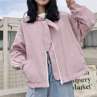 [Có Sẵn] Áo khoác ulzzang thắt nơ #1012