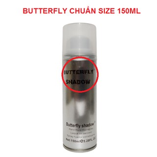 (Tặng Lược tròn)Gôm Xịt tóc Butterfly Giữ Nếp Tóc 150ml Mang Đi Du Lịch