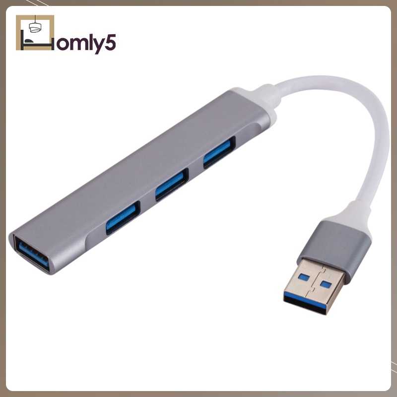 Bộ Chia 4 Cổng Usb 3.0 Bằng Hợp Kim Nhôm Siêu Nhanh | BigBuy360 - bigbuy360.vn