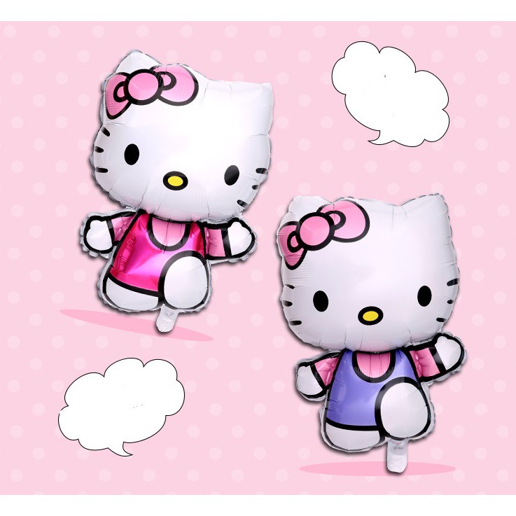 Bóng Nhôm Hình Hello Kitty Trang Trí Sinh Nhật