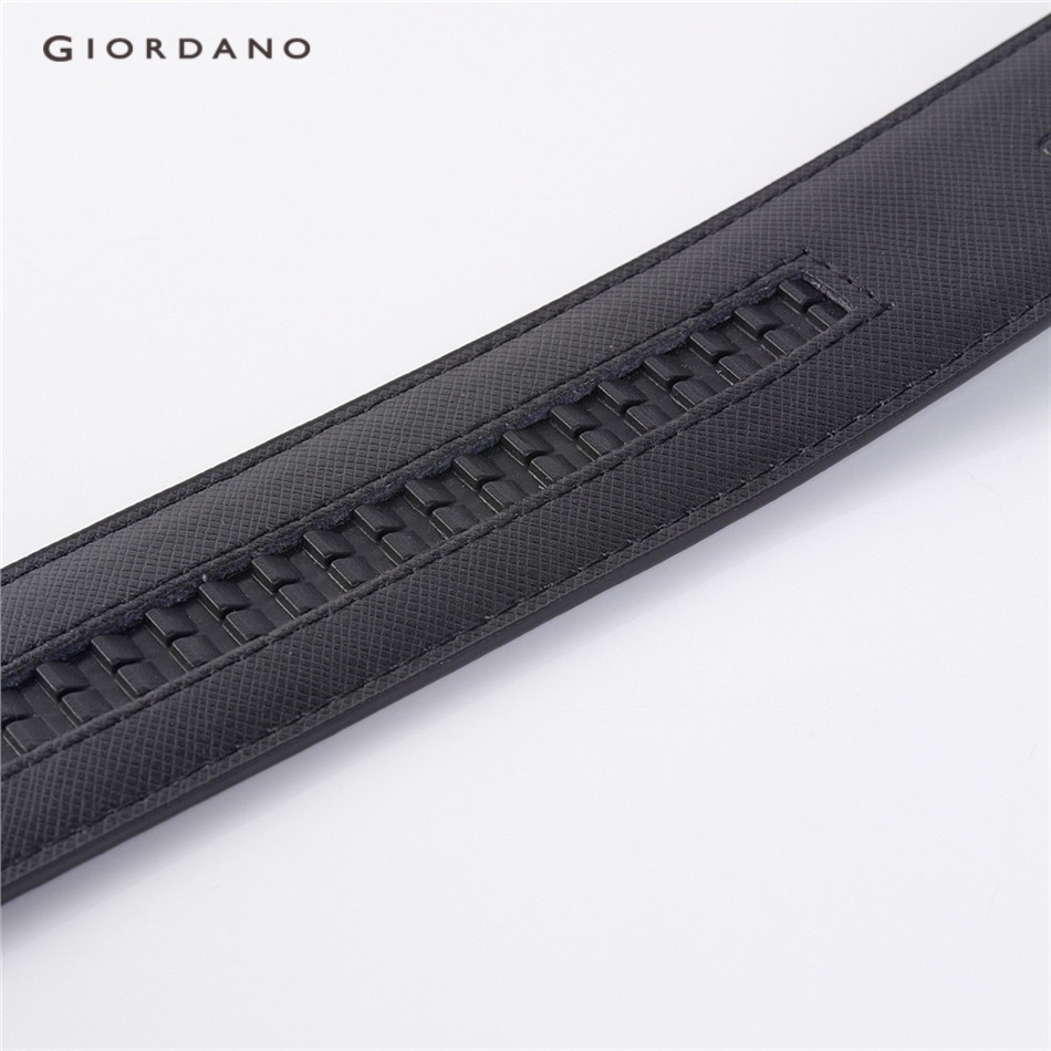 Dây thắt lưng nam khóa tự động bằng chất synthetic leather da xịn thời trang thương hiệu Giordano Free Shipping 95132522