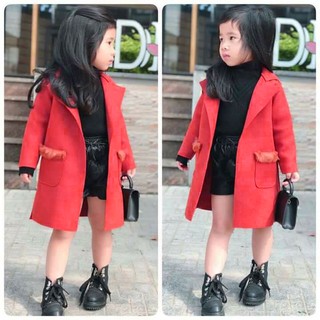 combo 6 áo khoác dạ len siêu đẹp cho bé
