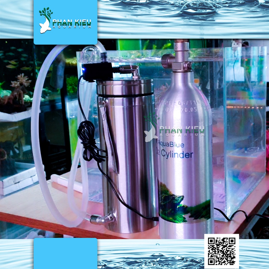 LỌC BỂ CÁ INOX MINI, Lọc NaNo
