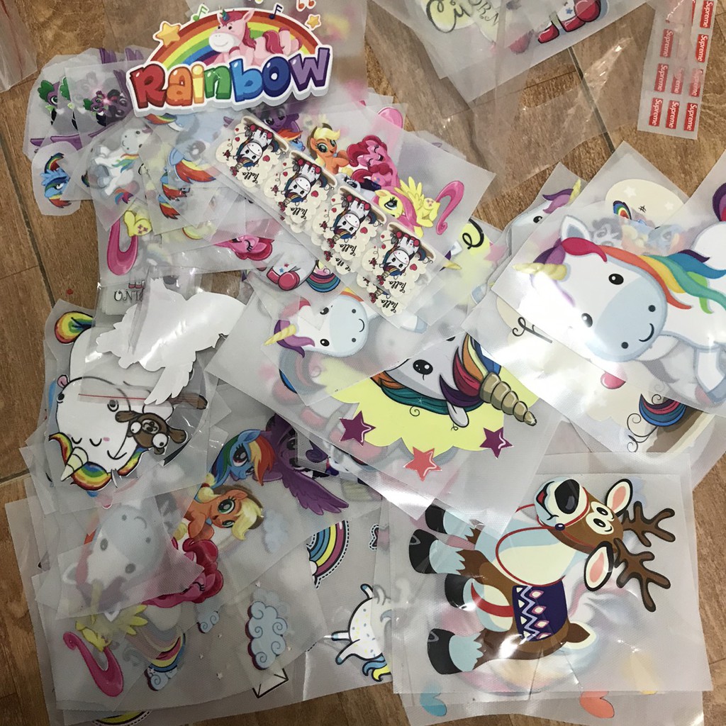 Hình ủi, hình ép nhiệt - Combo hình khách đặt theo yêu cầu